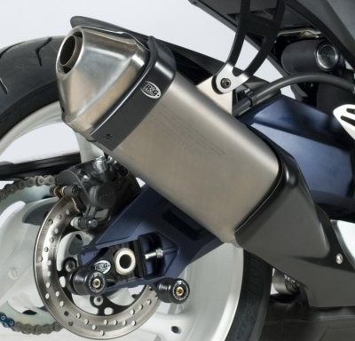 Chránič koncovky výfuku R&G Racing pro motocykly APRILIA / HONDA / SUZUKI (vybrané modely)